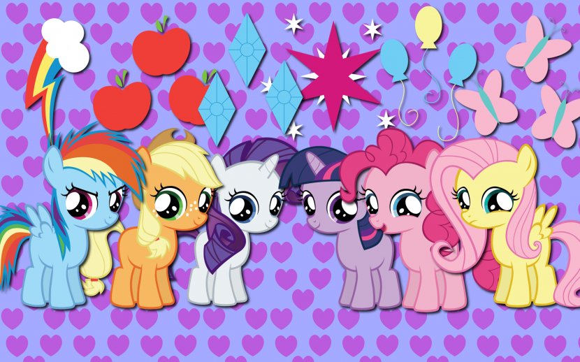Twilight Sparkle Pinkie Pie Rainbow Dash Rarity Applejack - My Little Pony Transparent PNG