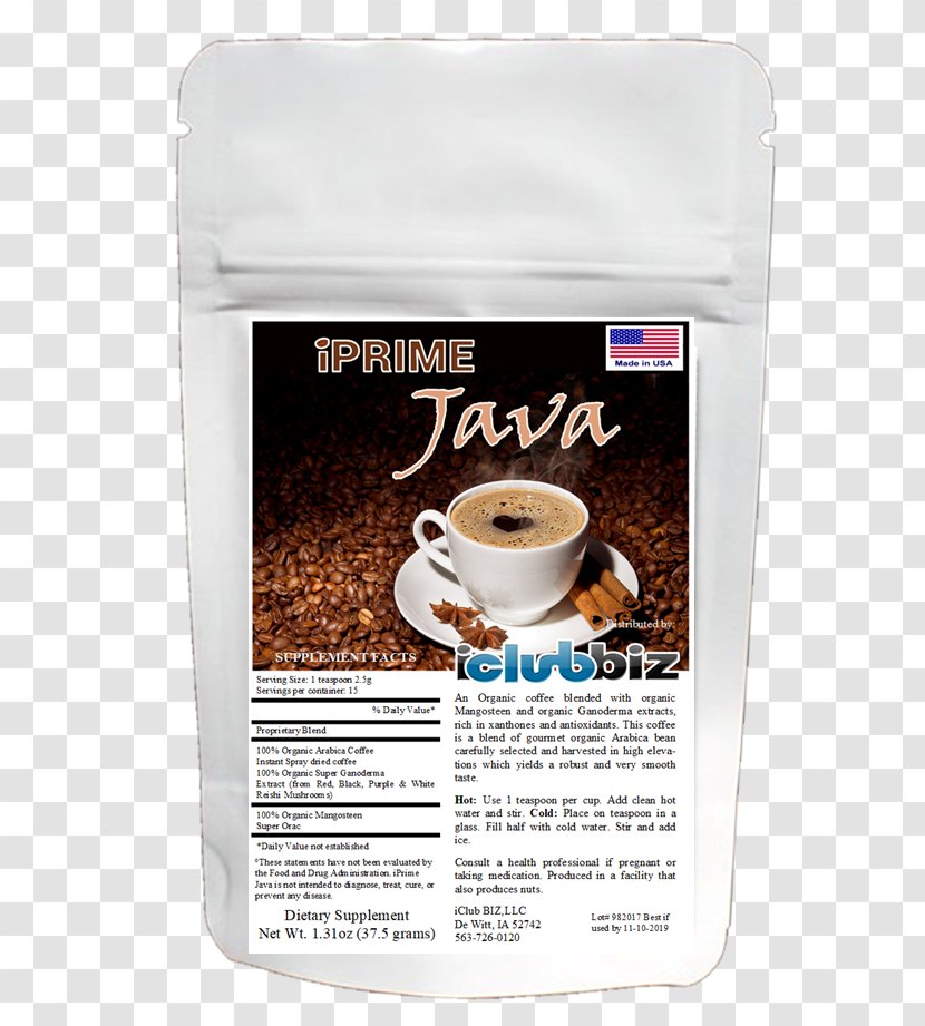 Instant Coffee Caffeine Java White - Cafe Transparent PNG