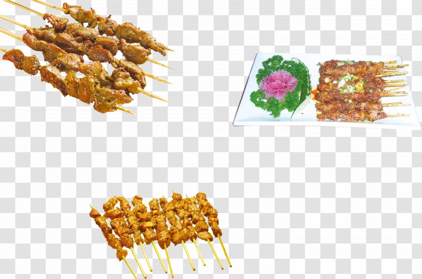 Churrasco Barbecue Kebab Middle Eastern Cuisine Chuan - Cumin - Spicy Gourmet Kebabs Transparent PNG