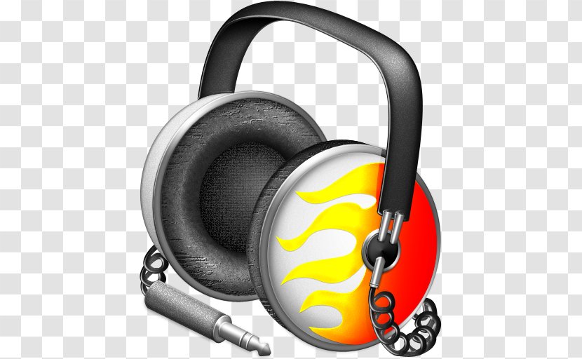 ITunes Apple Icon Image Format - Earbuds - Flame Headphones Transparent PNG