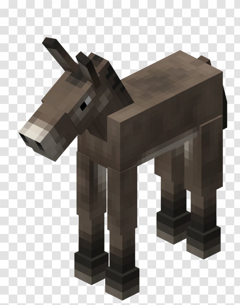Minecraft: Pocket Edition Mule Horse Donkey - Minecraft Transparent PNG