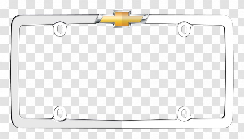 Chevrolet Car Vehicle License Plates Brand - Google Chrome - Gold Brackets Transparent PNG