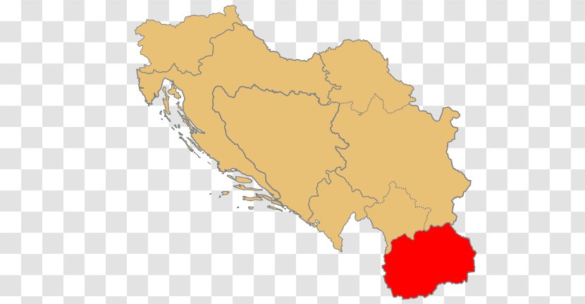 Breakup Of Yugoslavia Bosnia And Herzegovina Socialist Federal Republic United States America - World War Ii - Map Transparent PNG