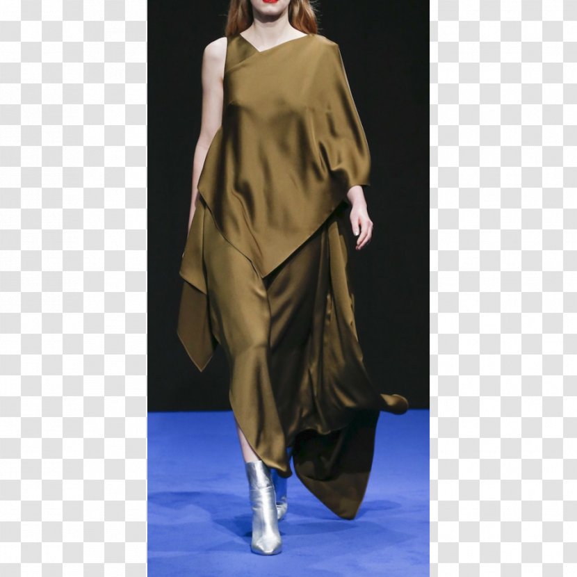 London Fashion Week 2017 Runway Model - Costume - Silk Material Transparent PNG