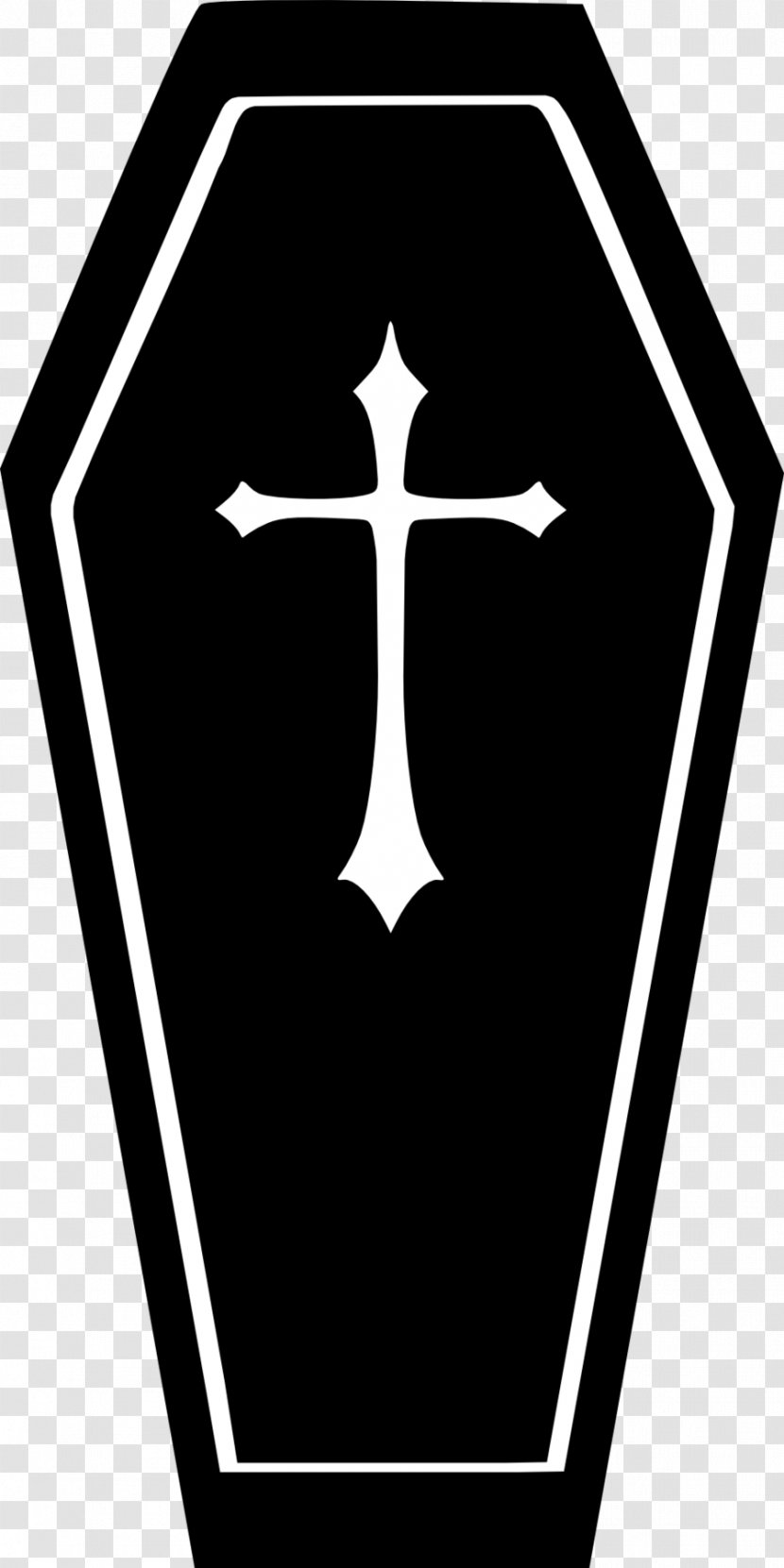 Clip Art Vector Graphics Image Coffin Royalty-free - Monochrome Photography - Symmetry Transparent PNG