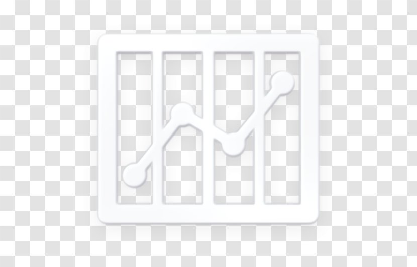 Analytics Icon Business Chart - Upward - Blackandwhite Symbol Transparent PNG