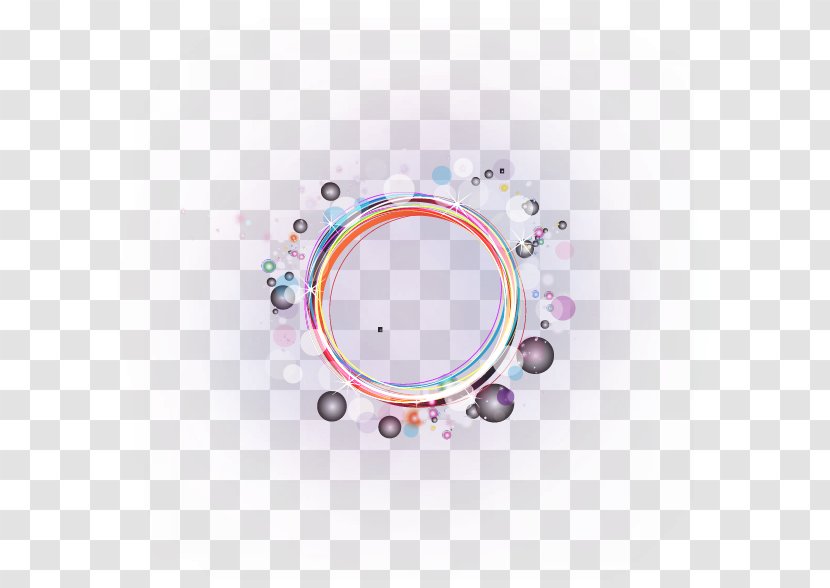 Circle Pattern - Rectangle - Colorful Fantasy Halo Ring Transparent PNG