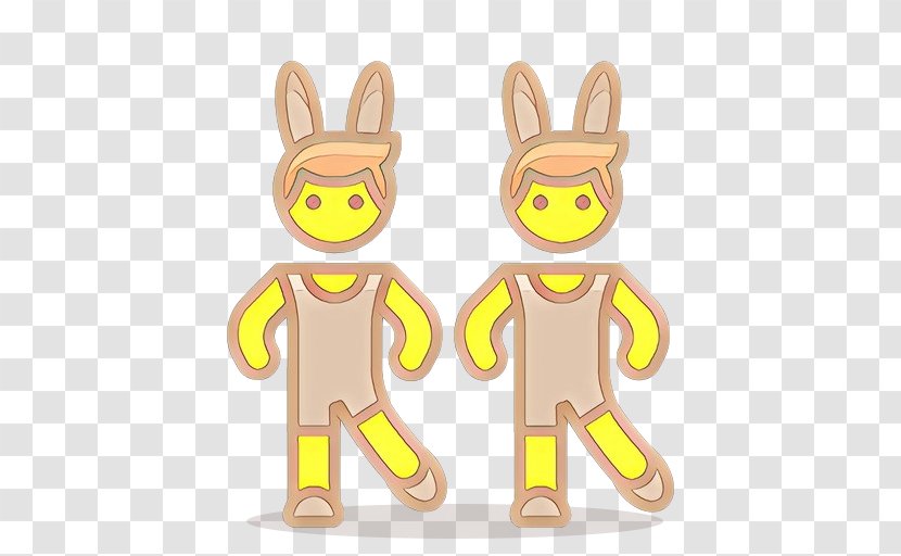 Cartoon Yellow Nose Animation Gesture - Toy Ear Transparent PNG