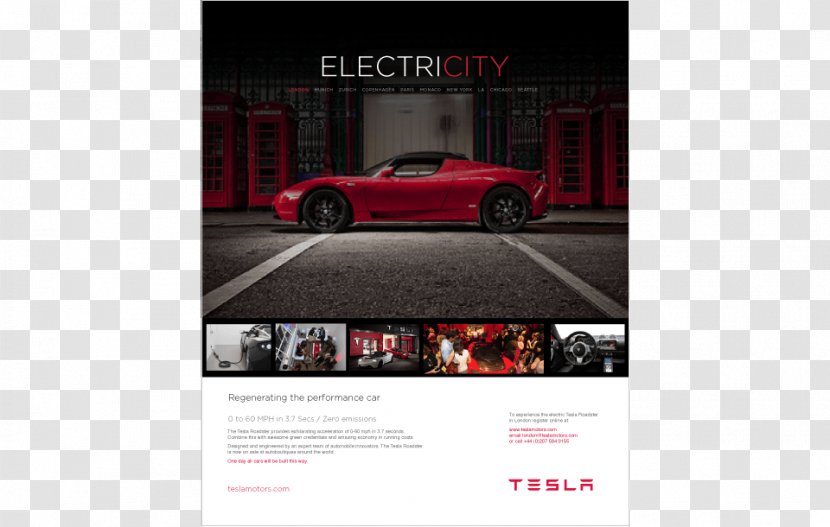 Tesla Motors Car Brand Luxury Vehicle Advertising Campaign - Marketing - Advertisment Way For Transparent PNG
