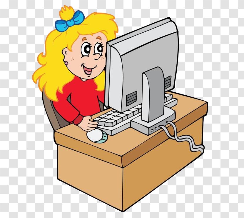 Computer Royalty-free Clip Art - Human Behavior - The Desk Transparent PNG