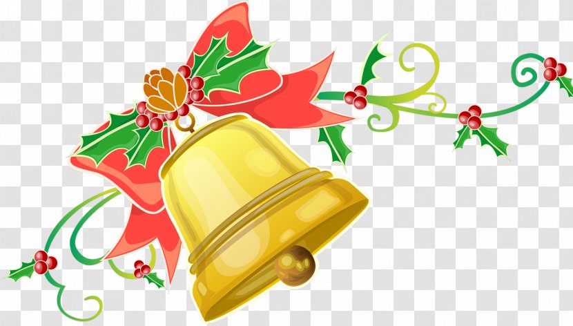 Christmas Bell Drawing - Cartoon - Musical Instrument Transparent PNG