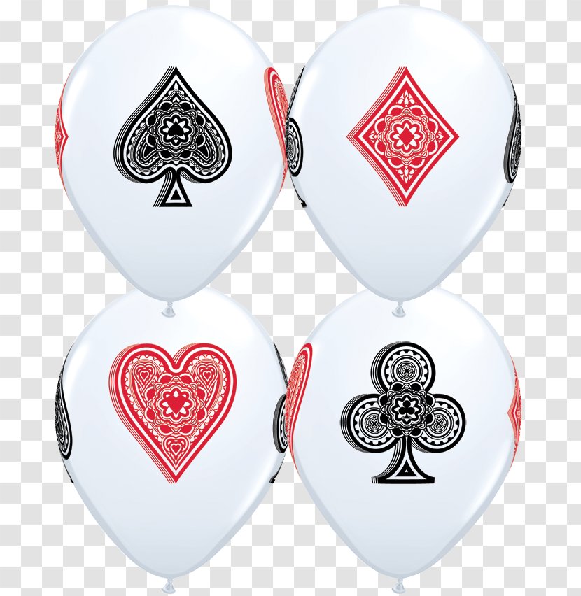 Balloon Suit Playing Card BoPET Party - Cartoon Transparent PNG
