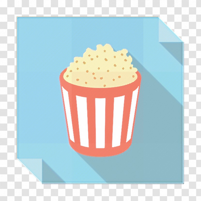 Food Icon Background - Popcorn - American Junk Transparent PNG