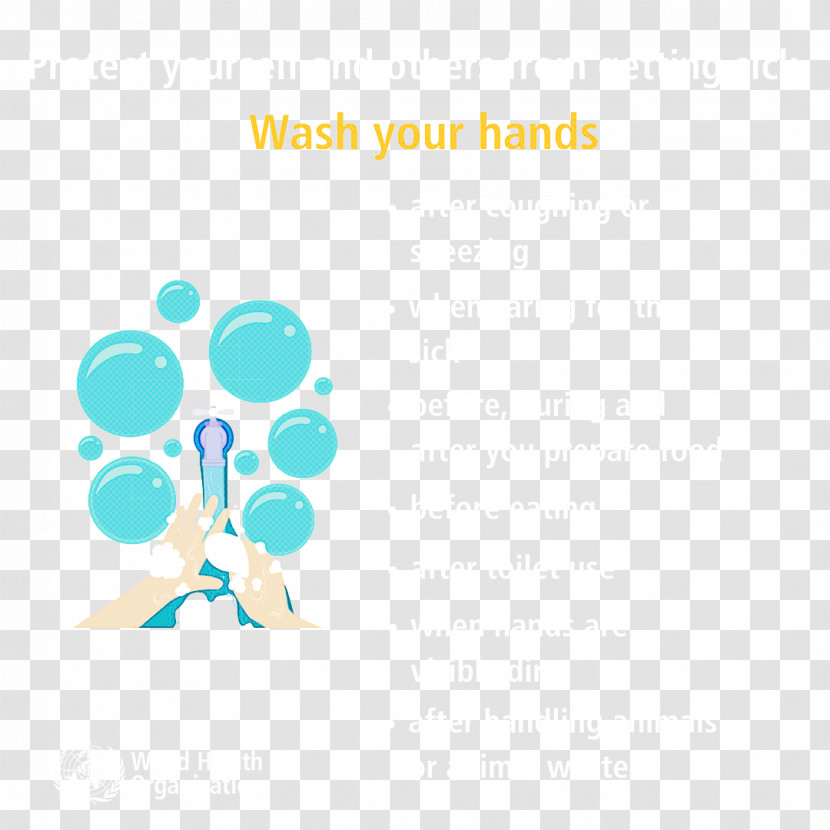 Coronavirus Disease WHO Wash Hand Transparent PNG