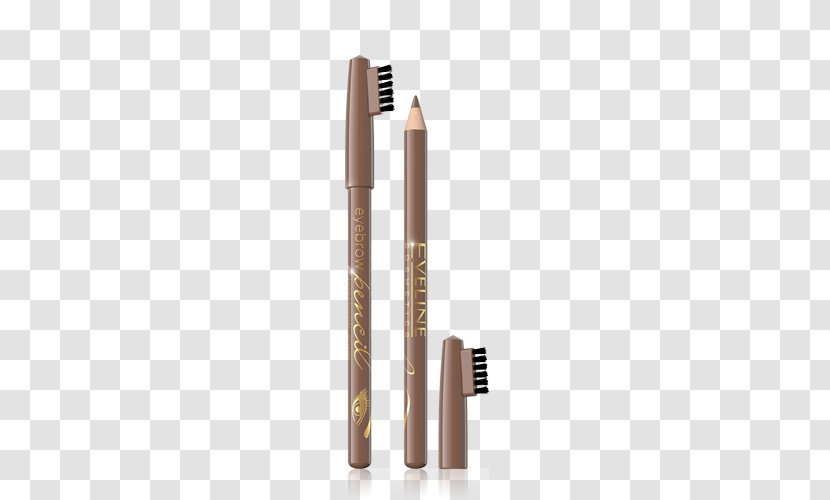 Eveline Eyebrow Pencil Brush Cosmetics Duo Highlighter Long Lasting Formula No Color Transparent PNG