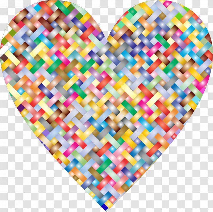 Heart Clip Art - Material - Weaving Transparent PNG