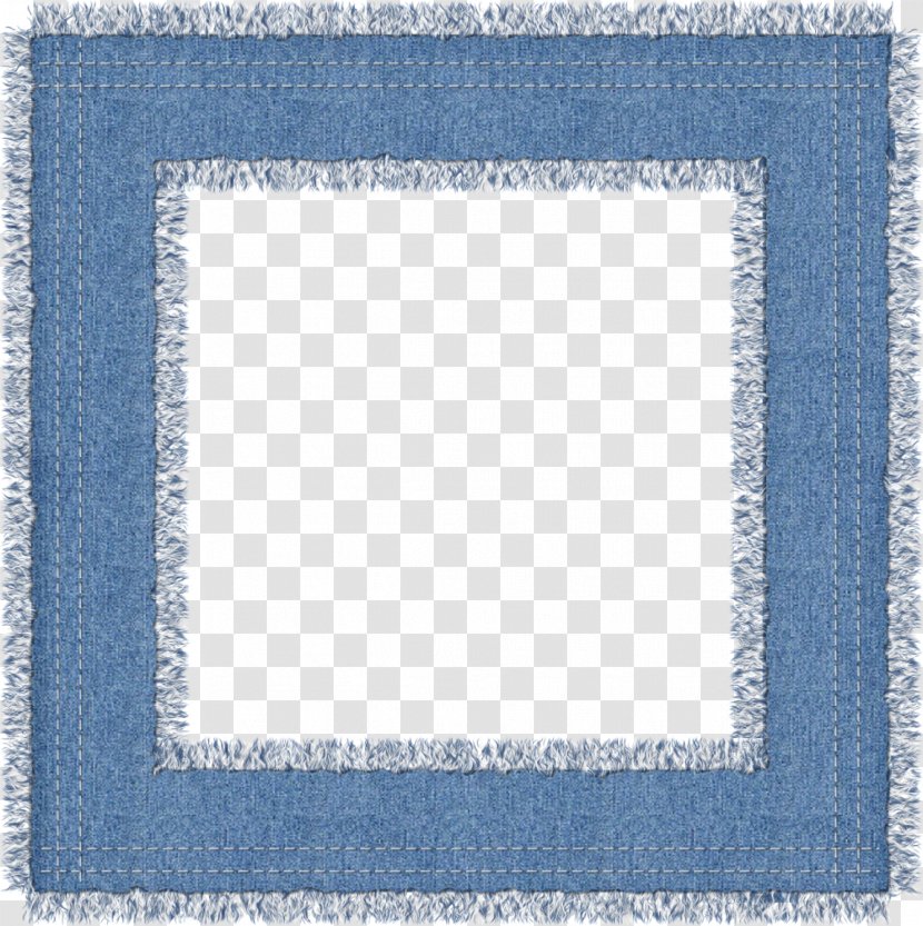 Picture Frame Blue Clip Art - Pretty Transparent PNG