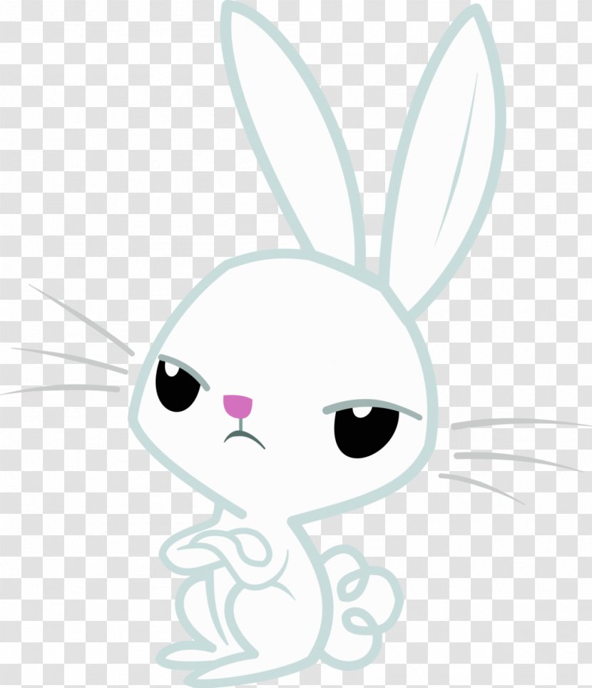 Angel Bunny Easter Pony Rabbit Fluttershy - Cartoon Transparent PNG