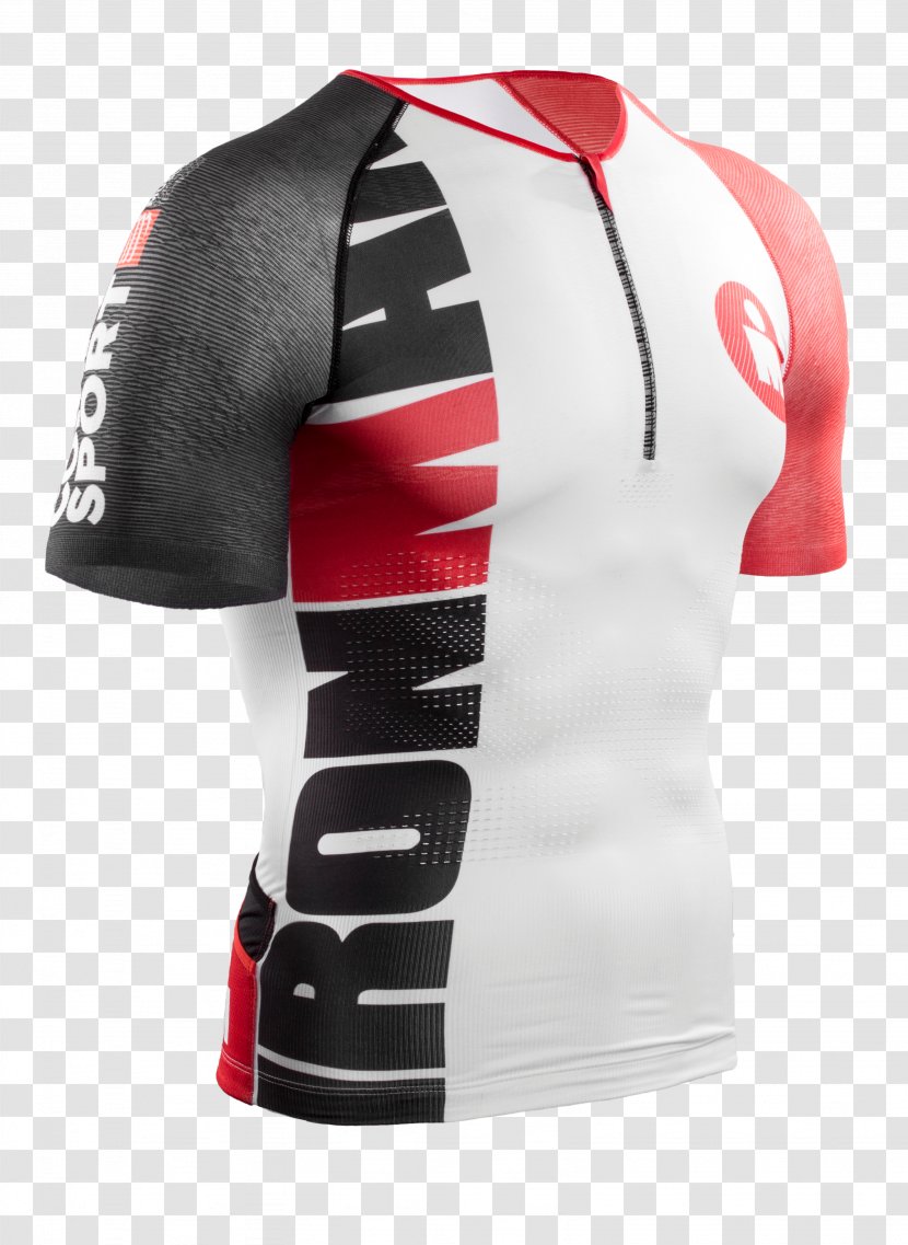 T-shirt Compressport Tr3 Aero Top Ironman Triathlon Transparent PNG