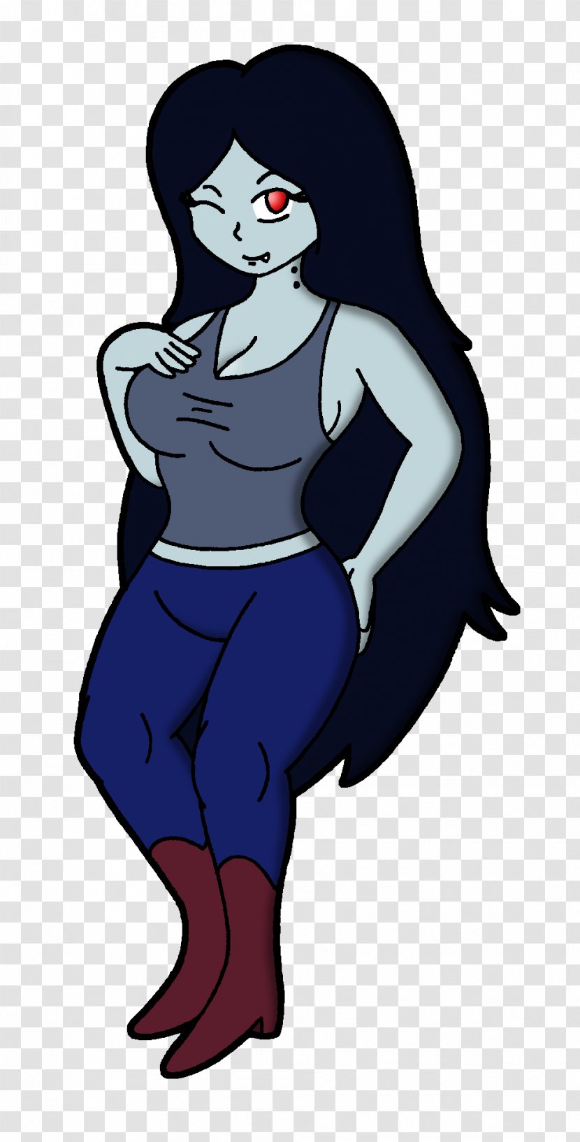 Marceline The Vampire Queen Fan Art - Watercolor Transparent PNG