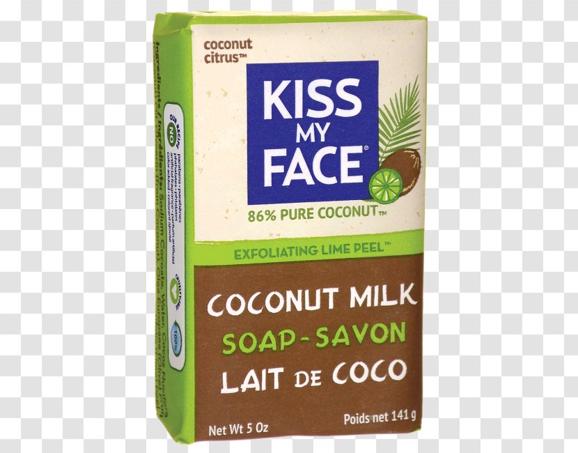 Kiss My Face Coconut Milk Lotion Soap Transparent PNG