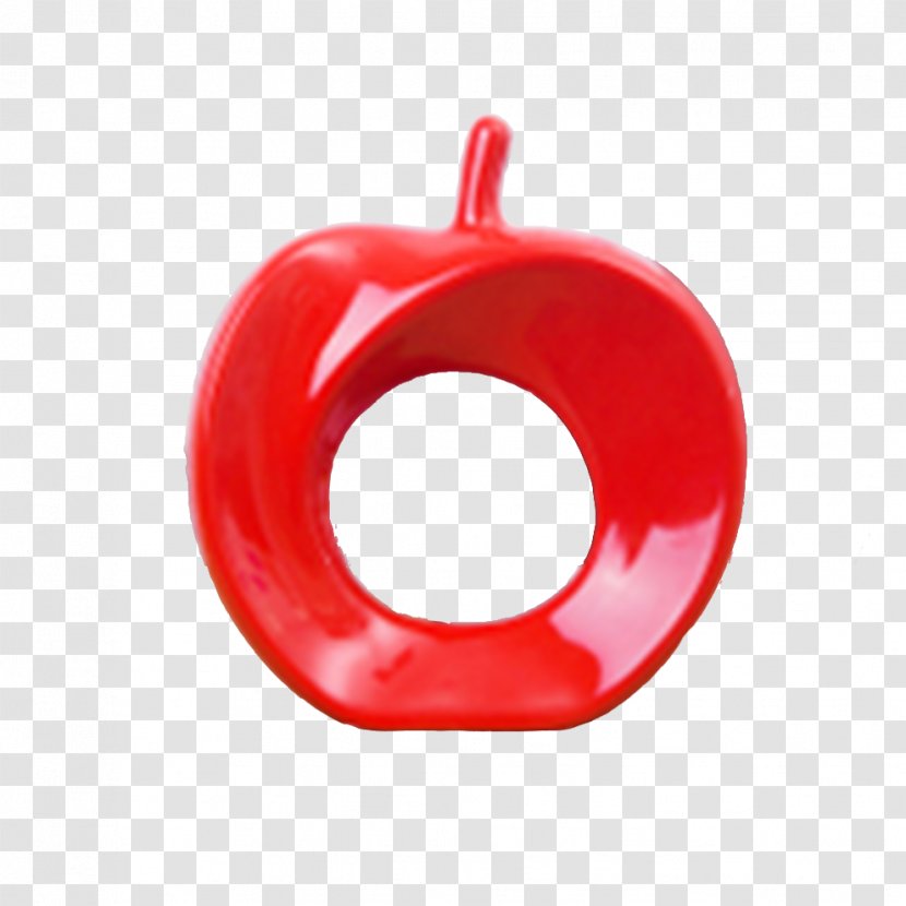 Red Apple - Decorations Transparent PNG