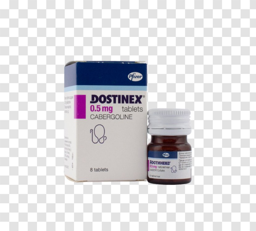 Cabergoline Pharmaceutical Drug Prolactin Active Ingredient Agonist - Tablet - Mbarek Transparent PNG