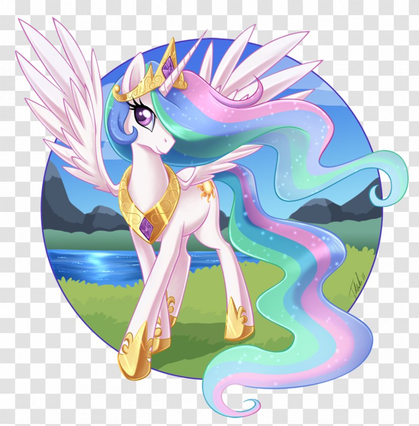 Princess Celestia Luna Rarity Pony Equestria - Tree - Unicorn Birthday Transparent PNG