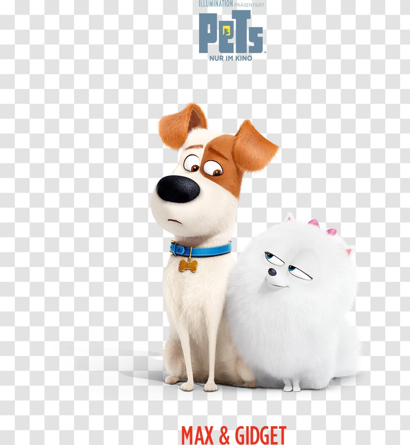 Gidget Max Jack Russell Terrier Trolls - Dog Like Mammal - 1000 Sticker Book Secret Life Of Pets: Junior NovelThe Pets Transparent PNG