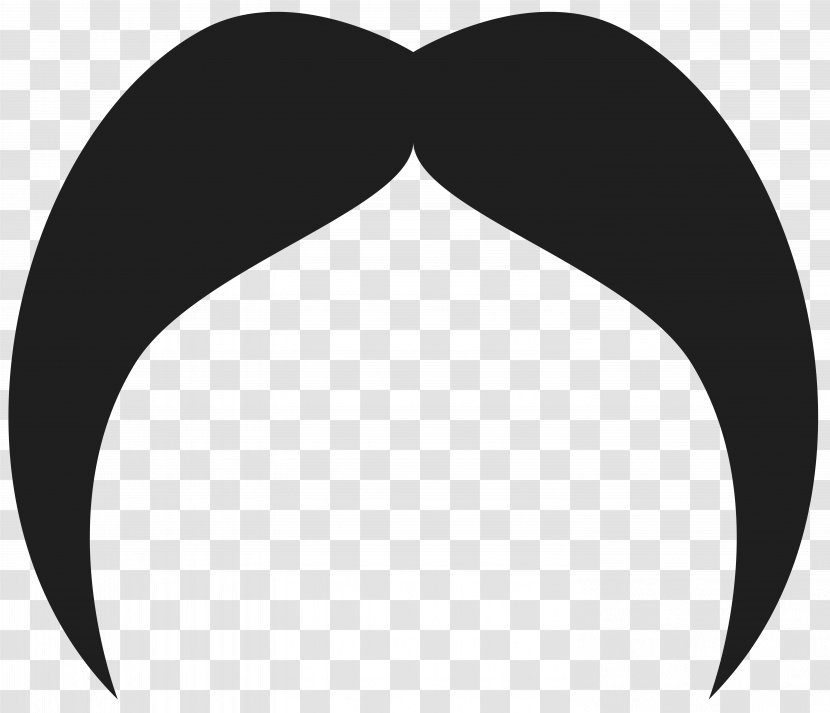 Black And White Pattern - Movember Stache Rich Uncle Clipart Image Transparent PNG