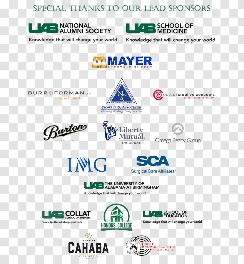 University Of Alabama At Birmingham Logo Brand Line Font - Area Transparent PNG