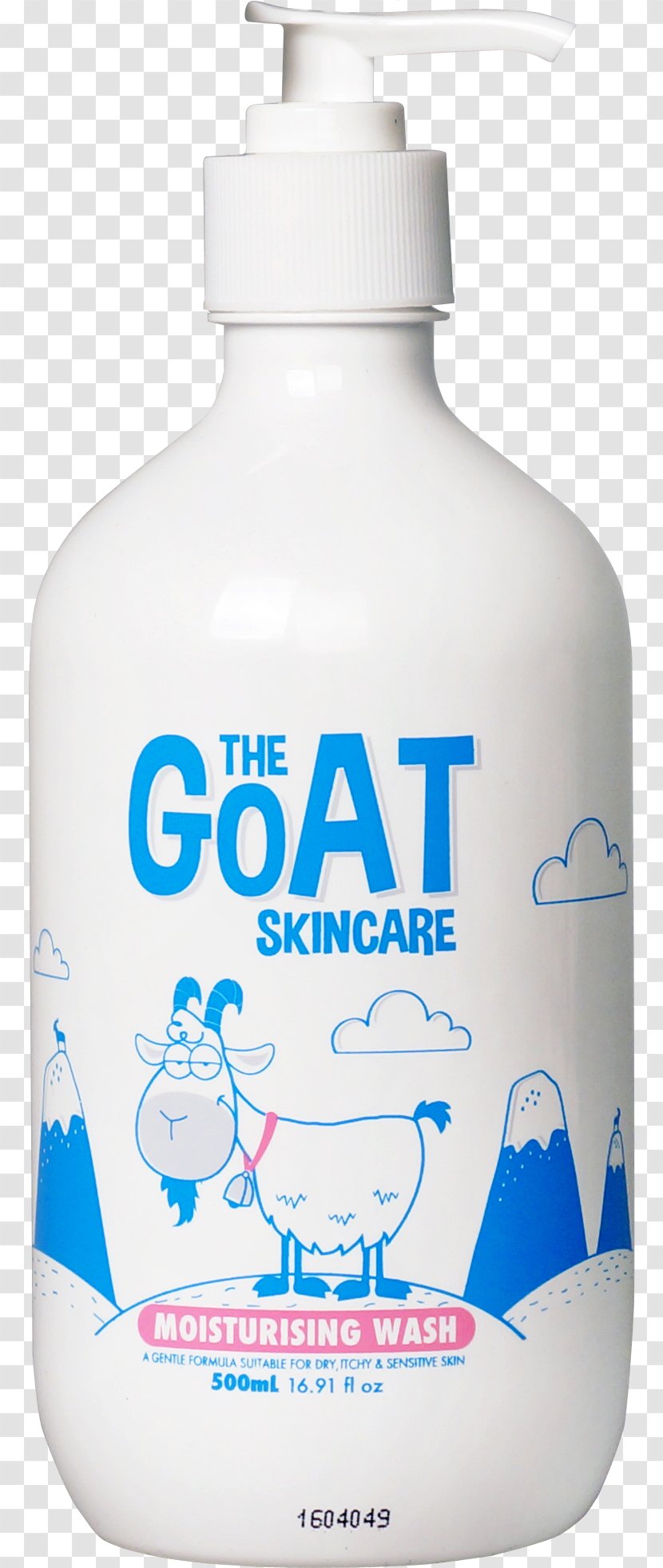 Lotion Goat Milk Shower Gel Skin Care - Water Bottle Transparent PNG