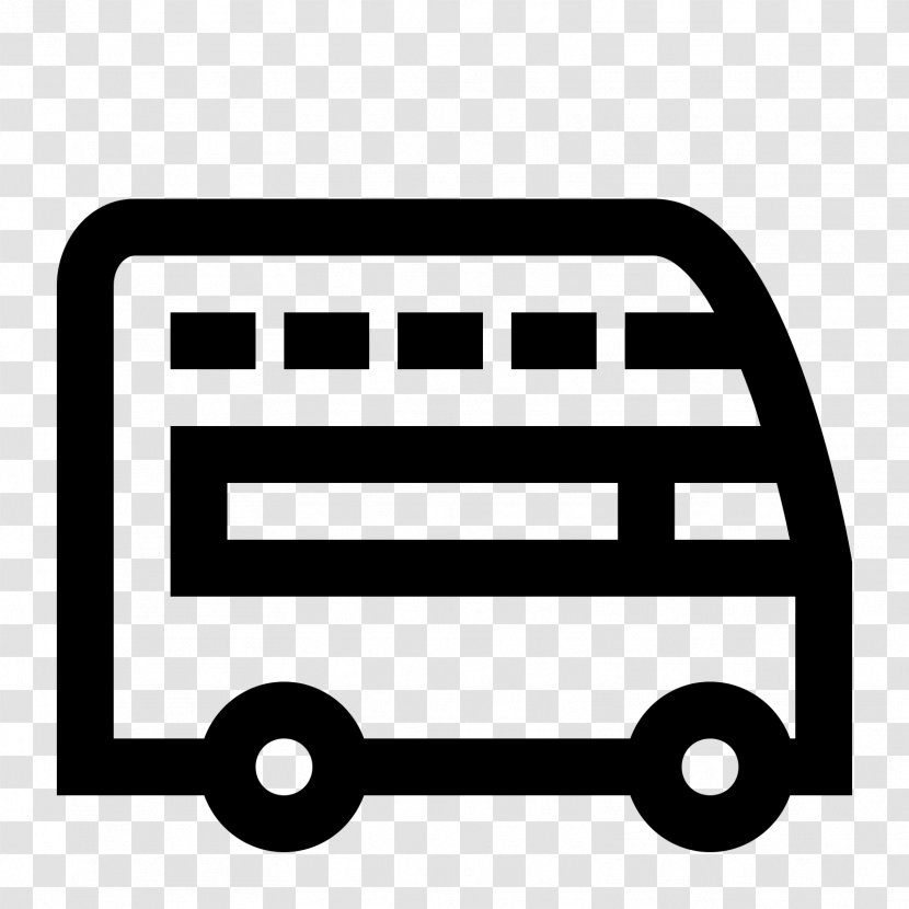Bus Font - Black And White - School Transparent PNG