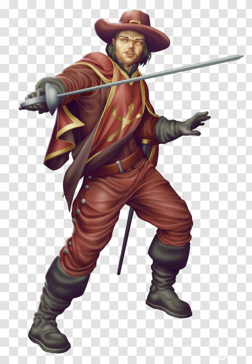 Warrior Mercenary Knight Figurine Character Transparent PNG