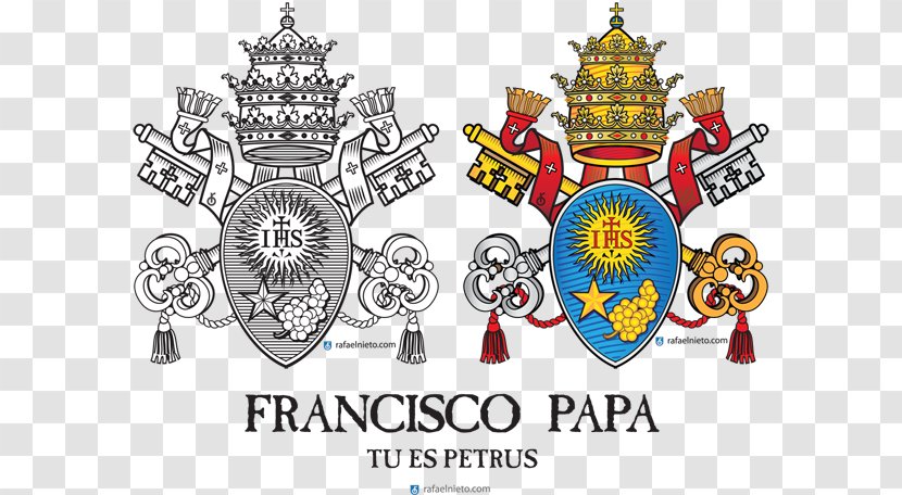 Coat Of Arms Pope Francis Vatican City Crest - Symbol Transparent PNG
