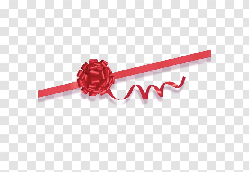 Red Ribbon - Silk Transparent PNG