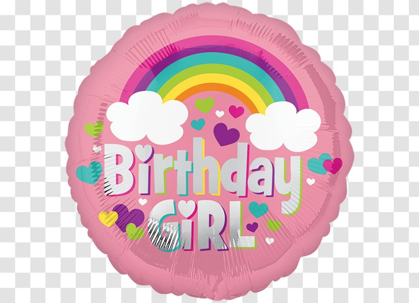 Mylar Balloon Birthday Party Rainbow Dash Transparent PNG
