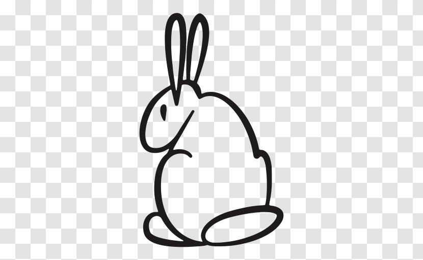 Rabbit Easter Bunny Clip Art - Autocad Dxf Transparent PNG