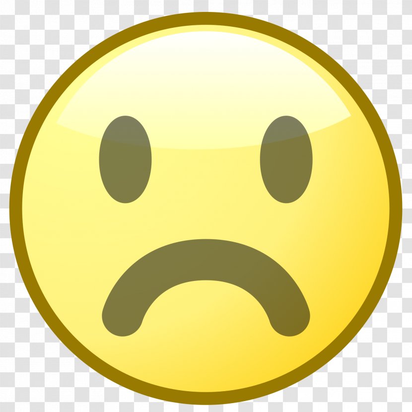 Smiley Emoticon Sadness Emotion - Sad Face Transparent PNG