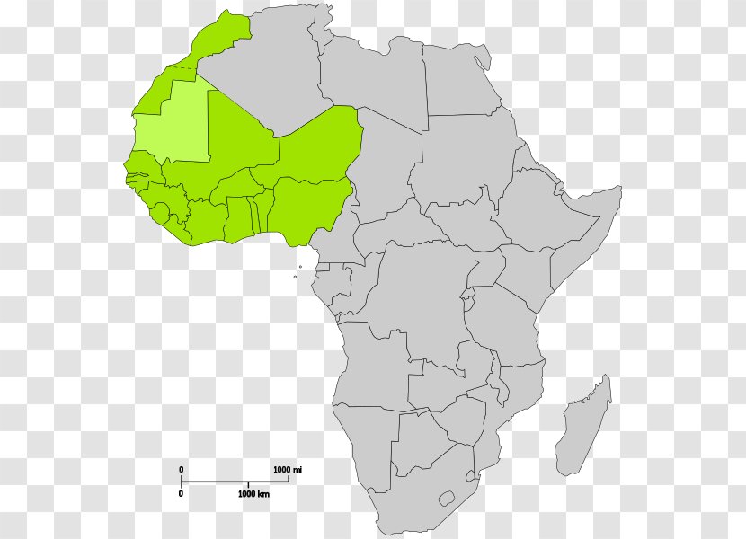 Mali Empire Songhai Benin Ghana - Economic Community Of West African States - Map Transparent PNG