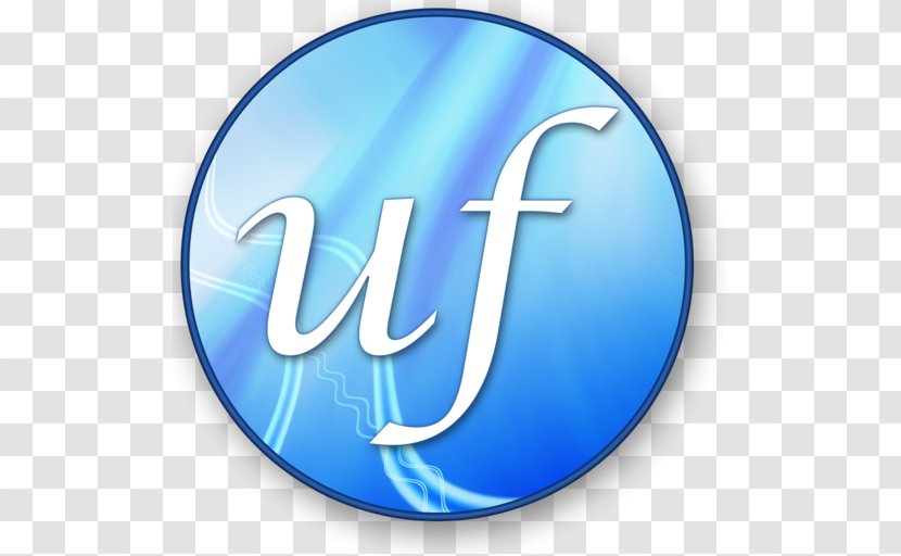 Ultra Fractal Art Logo MacUpdate - Electric Blue Transparent PNG