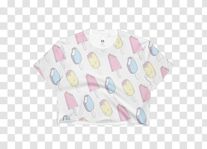 T-shirt Hoodie Sleeve Clothing Top - Textile - Icecream Summer Transparent PNG