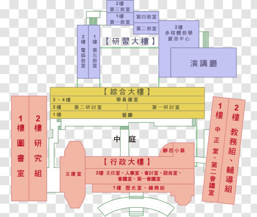 台北市教师研习中心 Shamao Shan Chung-Shan Building Qianshan Park - Map Transparent PNG