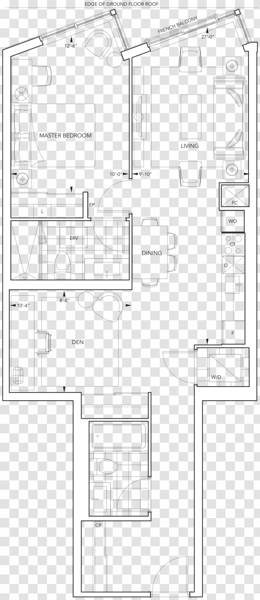 Floor Plan Architecture - Land Lot - Design Transparent PNG