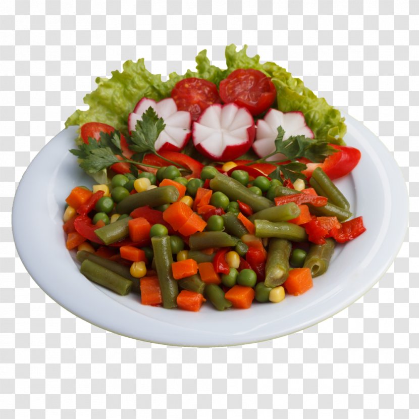 Salad Vegetarian Cuisine Leaf Vegetable Recipe Garnish - Silhouette Transparent PNG