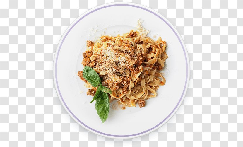 Bolognese Sauce Pasta Breakfast Fettuccine Dish - Vegetarian Food Transparent PNG