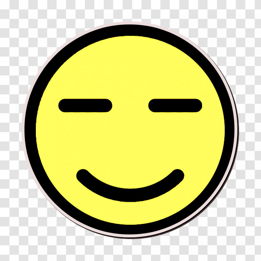 Smiley And People Icon Emoji Icon Relax Icon Transparent PNG