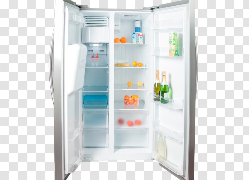 Refrigerator Auto-defrost Home Appliance Indesit Co. Stainless Steel - Dimension - Americano Transparent PNG