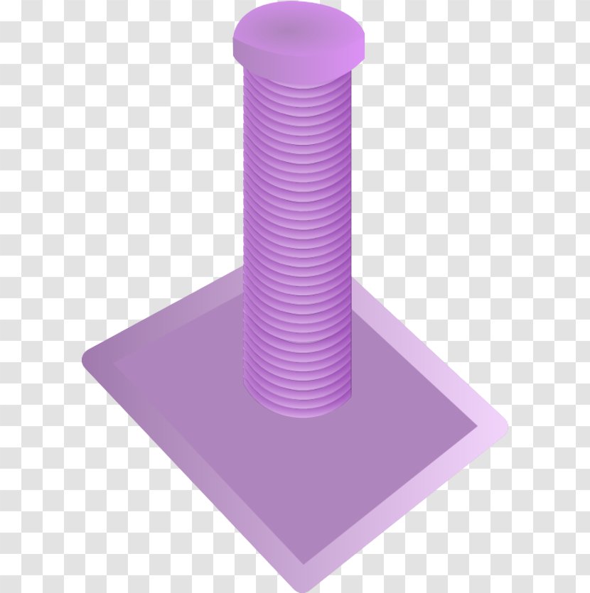 Violet Purple Cylinder Transparent PNG