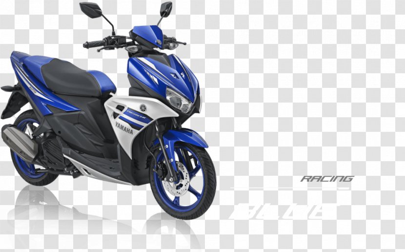 Yamaha Motor Company Scooter Aerox Motorcycle PT. Indonesia Manufacturing - Blue Transparent PNG